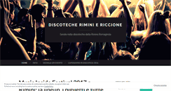 Desktop Screenshot of discoteche-rimini.com