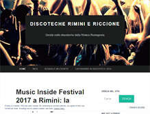 Tablet Screenshot of discoteche-rimini.com